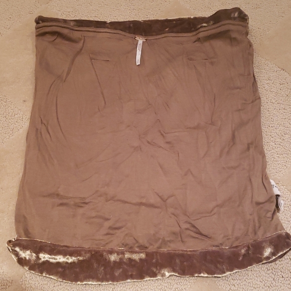 Free People Velvet Tube Top, Sz S - Picture 3 of 6